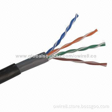 Hot Sale Outdoor UTP CAT5E Ethernet Cable, Complies with RoHS